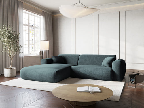 Cosmopolitan Design linker hoekbank Nolio 4-zits, chenille, olie - 170x235x72cm