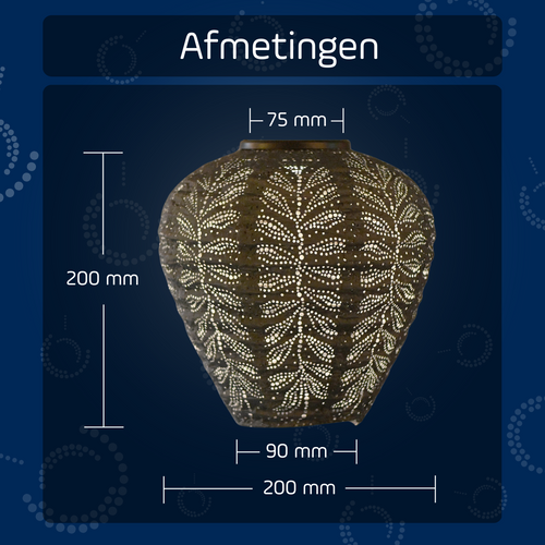 Lumiz solar lampion - folia balloon - 20 cm - donkergrijs