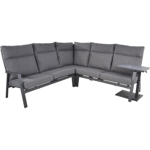 Lesli Living loungebank Ohio - antraciet - 142,5x83x98cm