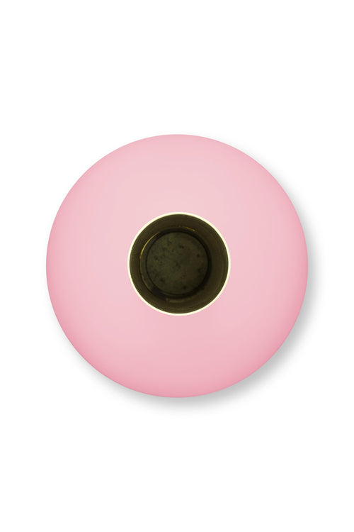 Pip Studio - Bloemenvaas - Roze vaas - Metaal - 24.5x42cm - vtwonen shop