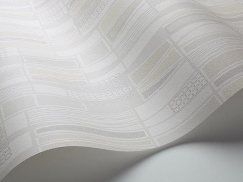 Borastapeter behang geometrische vormen grijs en beige - 53 cm x 10.05 m - 660038 - vtwonen shop