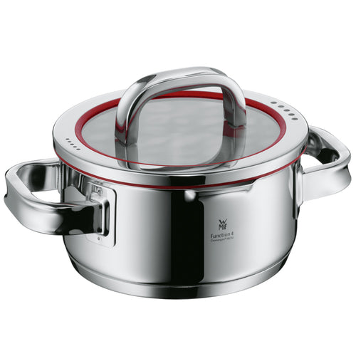 WMF Function 4 Kookpan laag - Ø160mm - Rood