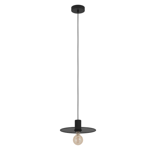 EGLO hanglamp Ikeston - e27 - ø 28 cm - zwart - staal - vtwonen shop