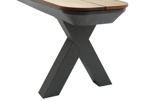 Sens-Line - Bradford Tuinbank - 182cm - Kunststof Bruin