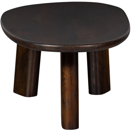 WOOOD salontafel Roundly - Mangohout - Walnoot - 40x110x60 - vtwonen shop