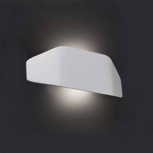 Faro Future - 1 Lichts Wandlamp Buiten Wit IP44, E27