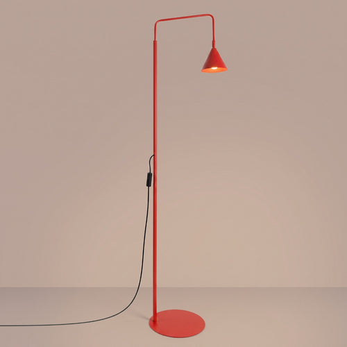 Sollux Lighting Vloerlamp NOX rood - 30x30x165cm