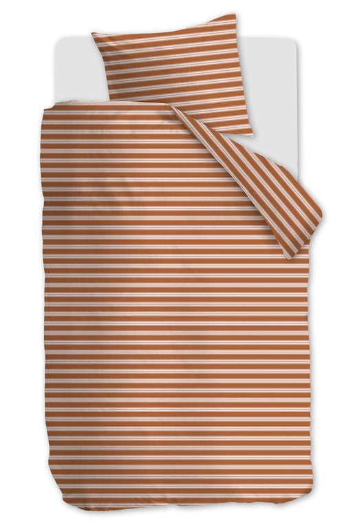 vtwonen dekbedovertrek Pyjamas - 140x200/220 cm - steenrood - vtwonen shop