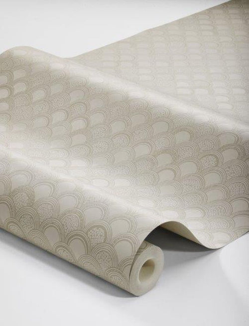 Borastapeter behang art deco motief beige - 53 cm x 10.05 m - 660855