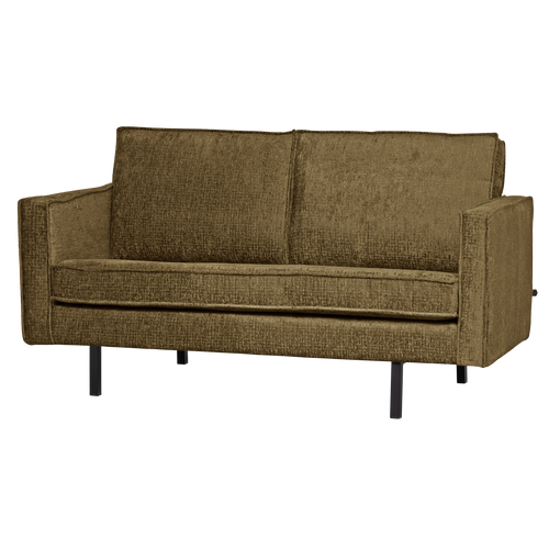 WOOOD 2-zits bank Rodeo - Velvet - Brass - 85x150x86
