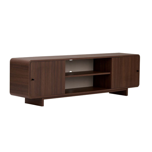 Calicosy - Tv-meubel CELENA - Donker hout 180x34x52 cm