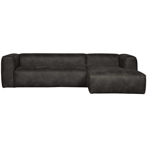 WOOOD chaise longue rechts Bean - Eco-leder - Zwart - 83x230x88 - vtwonen shop