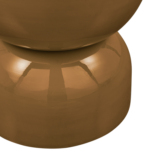 WOOOD bijzettafel Hekla - Metaal - Oranje - 47x32x32 - vtwonen shop