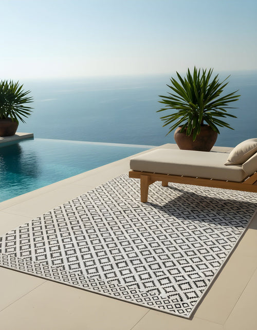 AFK Living vloerkleed Zanzibar - voor binnen en buiten - zwart - 160 x 230 cm