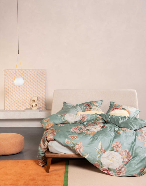 Essenza Orianna dekbedovertrek - Lits-Jumeaux XL – 260x200/220 cm - Dusty teal