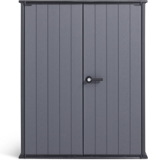 Keter Cortina Alto Tuinkast - 1400L - 140x73,6x170,4cm - Grijs