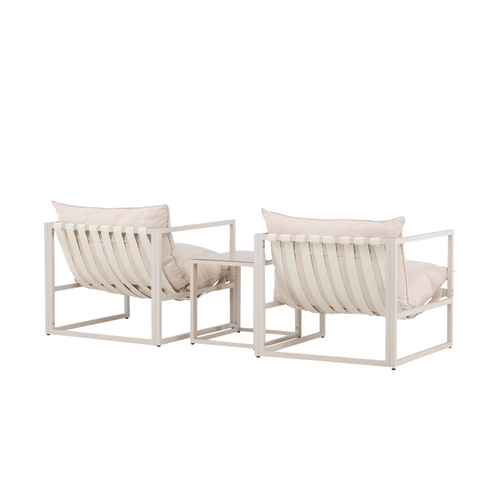 Nest outdoor Ebba Loungeset 3 Delig Met Zitkussens - Beige - vtwonen shop