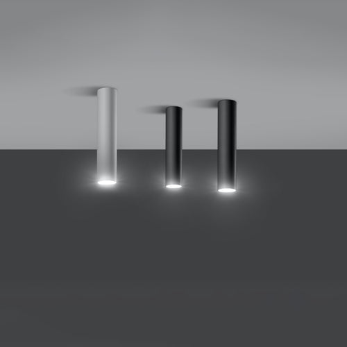 Sollux Lighting Plafondlamp LAGOS 30 wit - 6x6x30cm