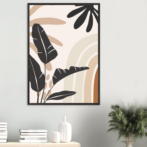 Artfulprints Poster Boho – Jungle motion   - 70x100 cm - beige