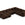 Cosmopolitan Design Panoramische hoekbank rechts Loretto 5-zits, flueel chocolade - 250x345x68cm