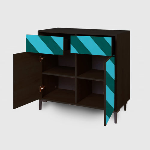 Dressoir MDF 2 deuren en 2 lades