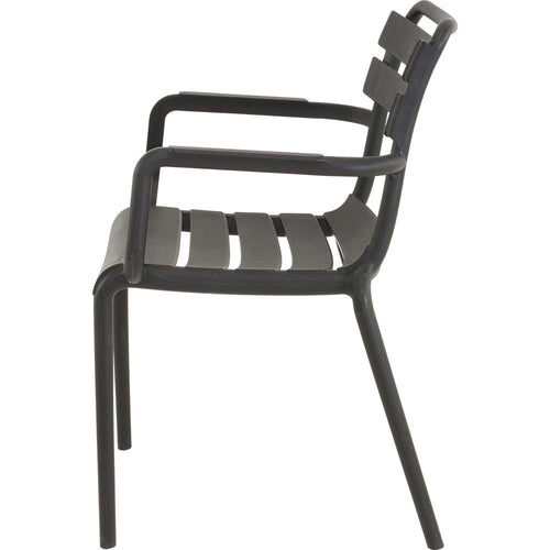 Lesli Living bistrostoel Torvi - zwart - 54x56x81cm