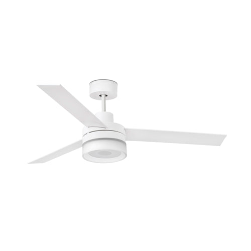 Faro Ice LED grote Bluetooth plafondventilator Wit, esdoorn