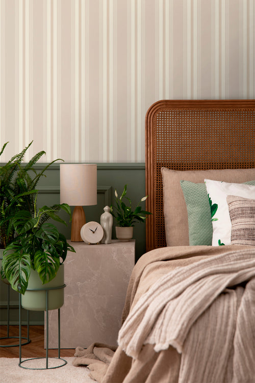 Sanders & Sanders behang strepen beige - 53 cm x 10 m - 640541