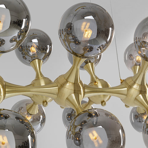 Kare Design Hanglamp Atomic Balls 28 goud - vtwonen shop