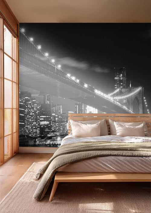 Sanders & Sanders fotobehang New york zwart - 360 x 254 cm - 600385 - vtwonen shop