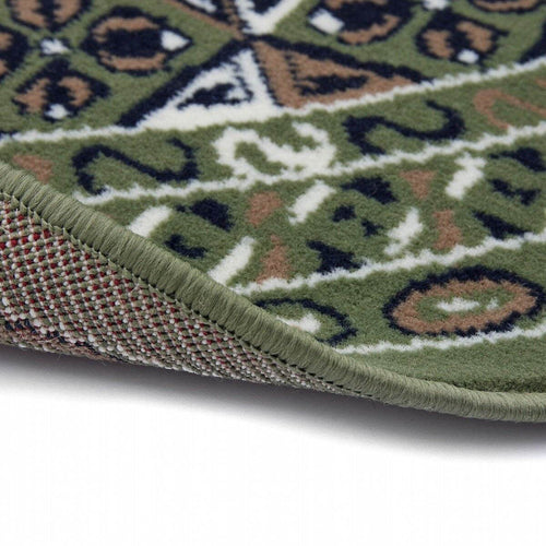 Rond Vintage Vloerkleed Rond Marad Groen Interieur05 - 160 x 160 cm - vtwonen shop