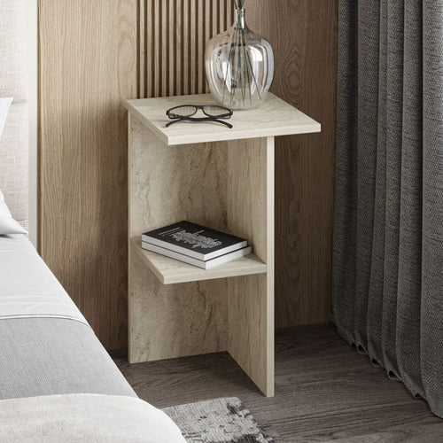 Calicosy - Vierkant nachtkastje met legplank LERAY - 36x36x60 cm