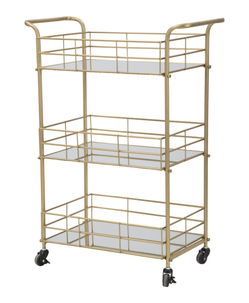 Mauro Ferretti trolley - 60x30,5x80 cm - goud
