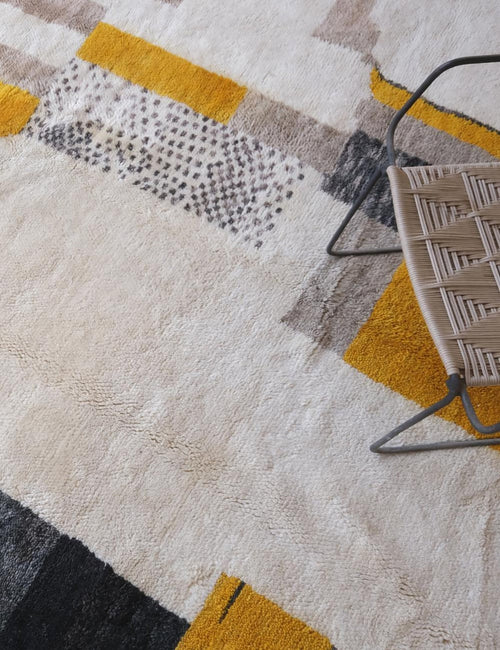 AFK Living vloerkleed Berber - handgemaakt - Wol - 140 x 200 cm