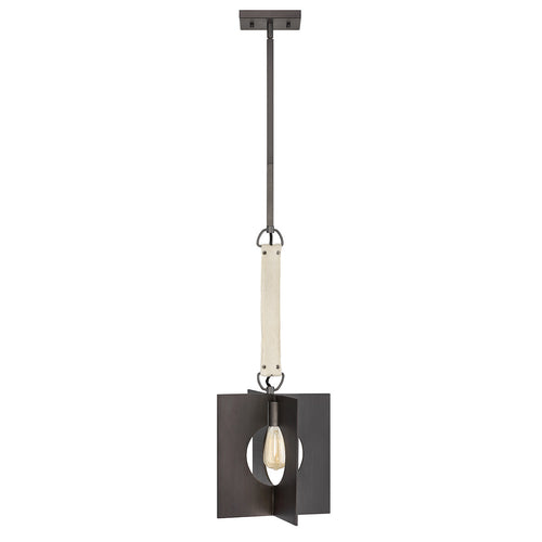 Ludlow Lisa McDennon by Hinkley 1 hanglamp geborsteld grafiet