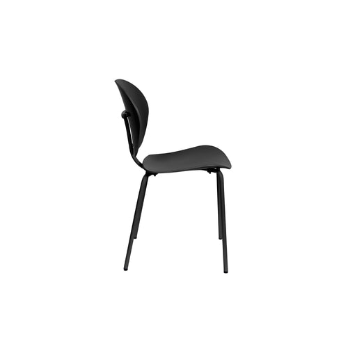 Zuiver The Ocean Chair Eetkamerstoelen  Pirate Black - Set van 2 - vtwonen shop