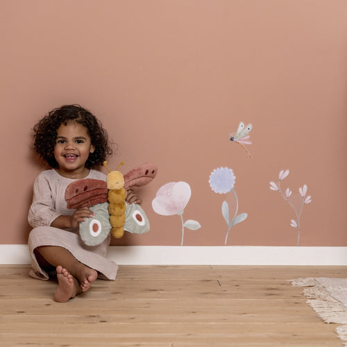 Little Dutch Luxe Muurstickers - Flowers & Butterflies - 2x 42x30cm - vtwonen shop
