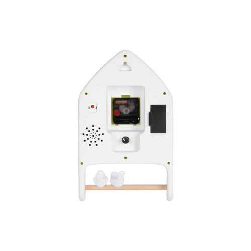 Karlsson wandklok Love Birds - wit - 7.1x20x32cm