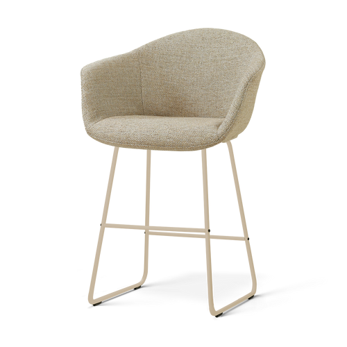 Nolon Nino-Otis barkruk taupe melange - beige onderstel - 65 cm