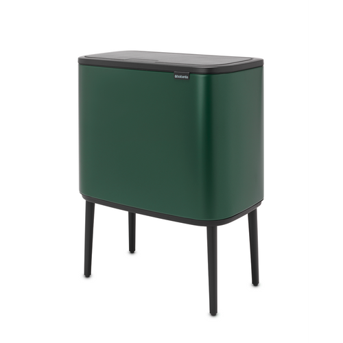 Bo Touch Bin, met 2 binnenemmers, 11 + 23 liter - Pine Green - vtwonen shop