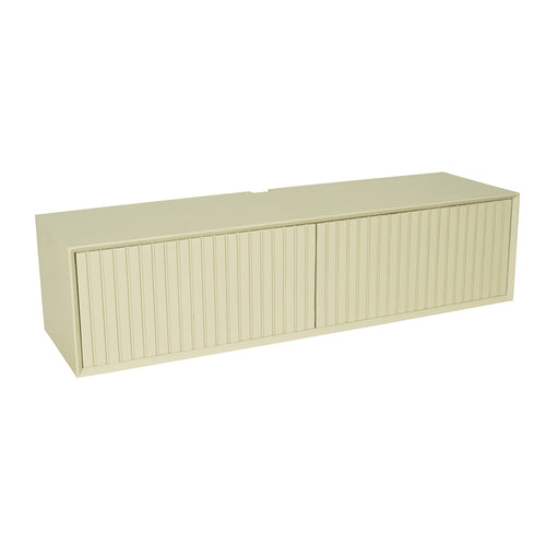 StarFurn Zwevend Tv-meubel Madison - Zandkleur Hout - 120x35x30cm