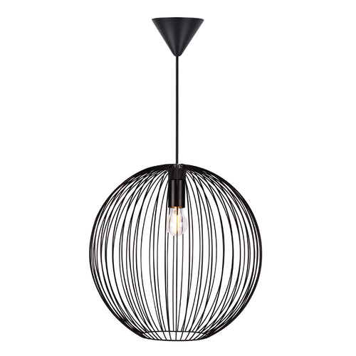 Nordlux Beroni Hanglamp - Ø45cm - E27 - Zwart