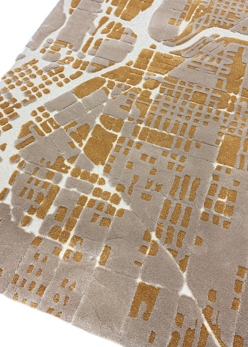 Vloerkleed van MOMO Rugs | Meru Ochre 200x300 cm
