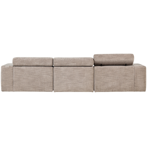 WOOOD chaise longue bank rechts Novi - Polyester - Naturel - vtwonen shop