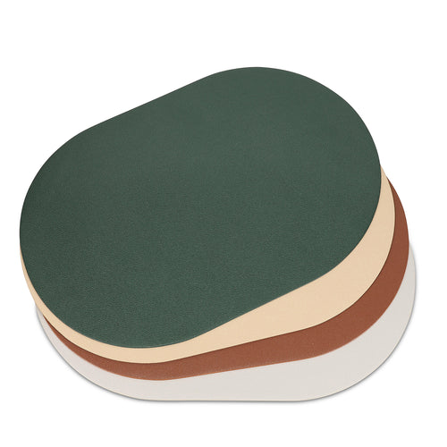 Salt & Pepper - Placemat 45x30cm ovaal wit Tabletop - Set van 4