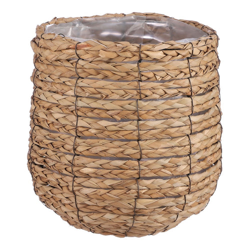 Mica Decorations Avalon Plantenmand - H26 x Ø26 cm - Zeegras - Lichtbruin
