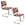 Zuiver Ridge Deco Symbols Eetkamerstoelen Groen - Set van 2