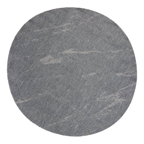 Interieur05 Rond Buitenkleed Marble - Grijs/wit - dubbelzijdig - EVA Interior - 200 x 200 cm - vtwonen shop
