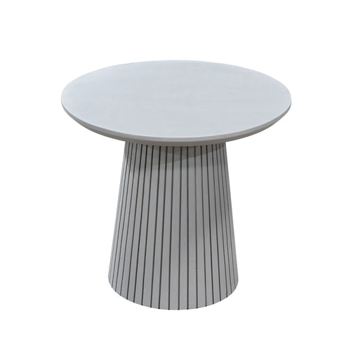 StarFurn Salontafel Solana - Rond Taupe Hout - 50x50x46cm - vtwonen shop