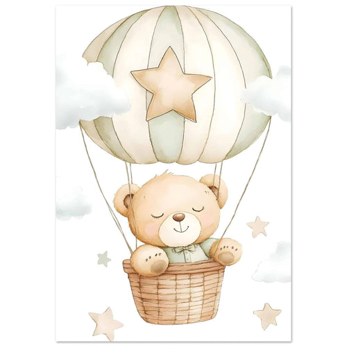 Artfulprints  Beer in de wolken   poster 30x40 cm - vtwonen shop